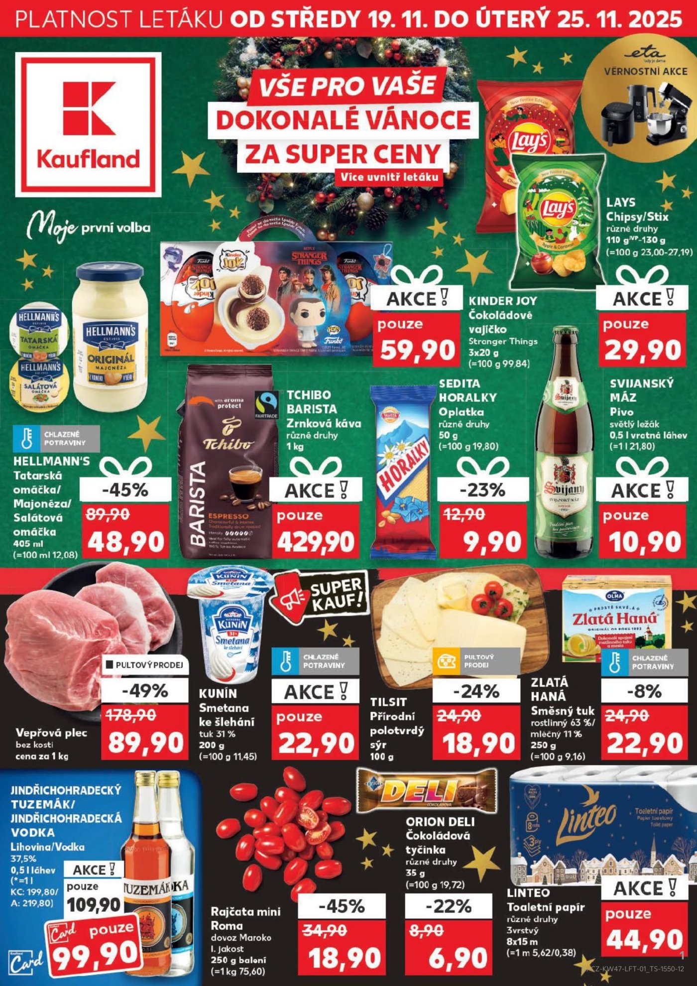 Akční leták Kaufland s platností od 19. 11.