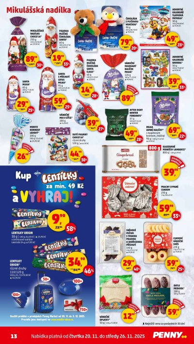 Akční leták PENNY s platností od 20. 11.