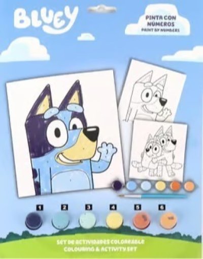 Cerda Bluey malování podle čísel