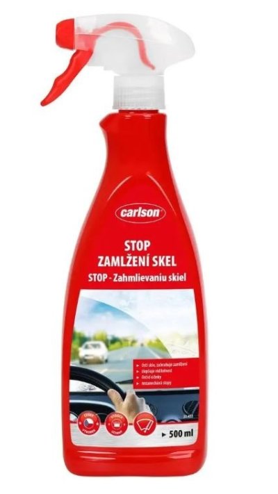 Červený sprej s bílým rozprašovačem