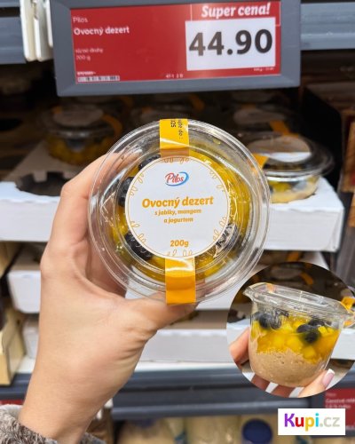 Pilos ovocný dezert 200 g za 44,90 Kč