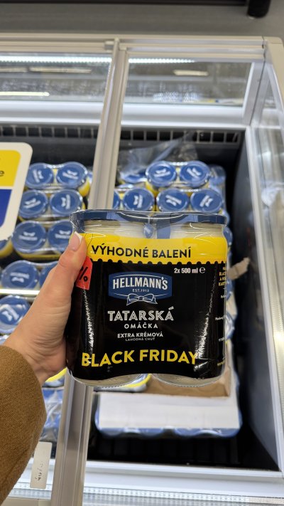 Black Friday balení tatarských omáček Hellmann's 1000 ml