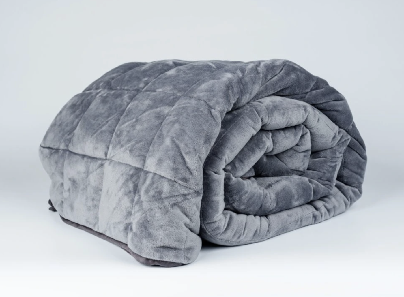 Šedá zátěžová deka