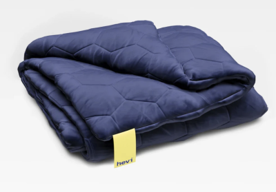 Modrá zátěžová deka