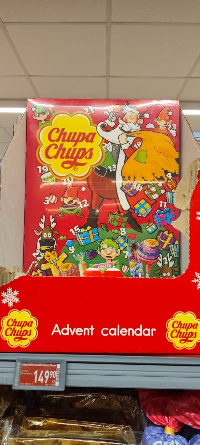 Adventní kalendář Chupa Chups