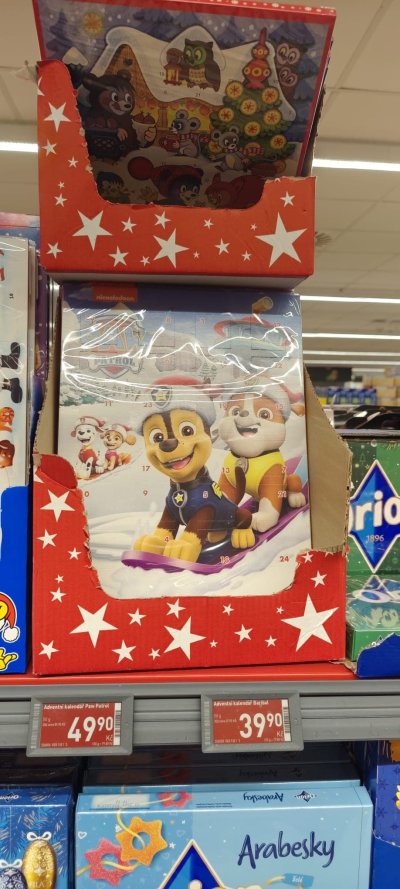 Adventní kalendář Paw Patrol
