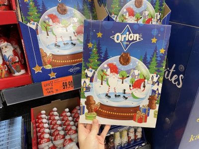 Adventní kalendář v obchodě