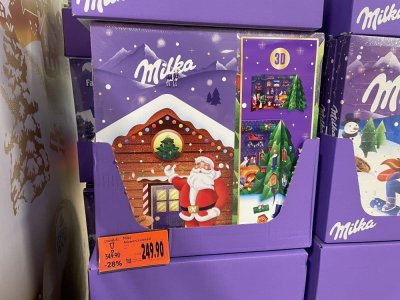 Adventní kalendář v obchodě