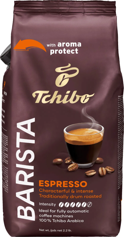 Káva Tchibo Barista v produktovém obalu