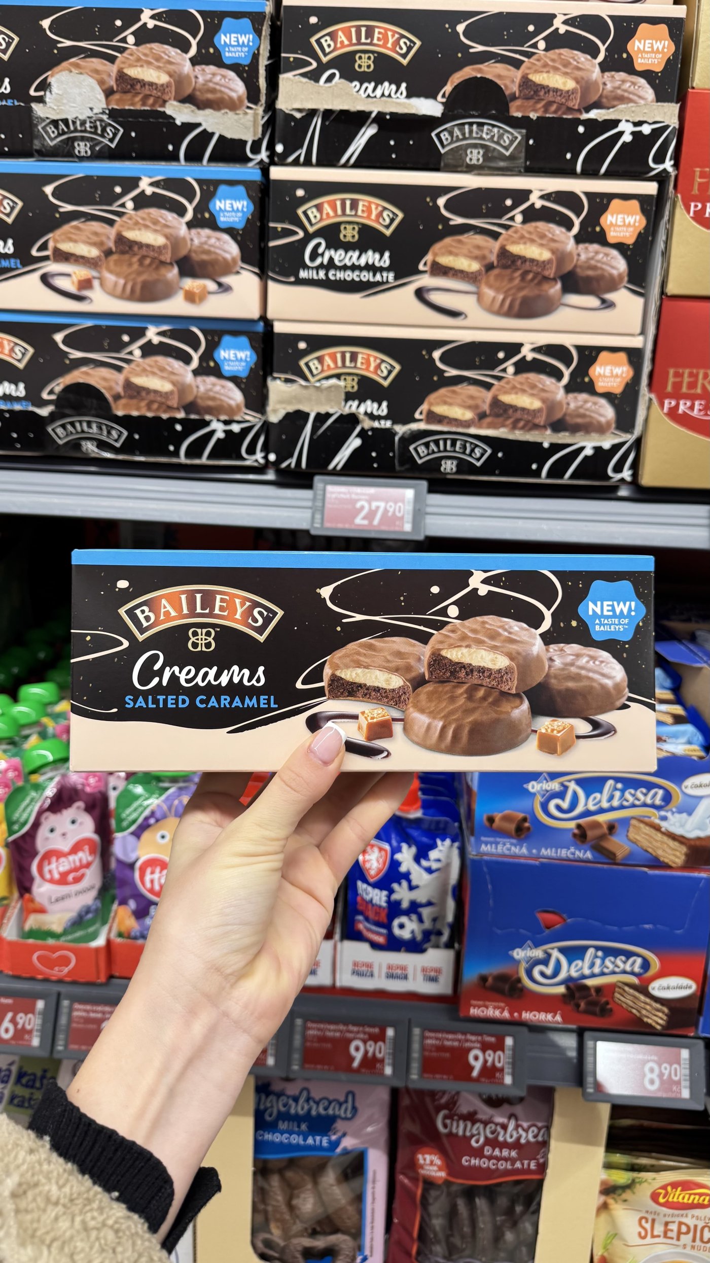 Baileys sušenky s likérem uvnitř za 27,90 Kč