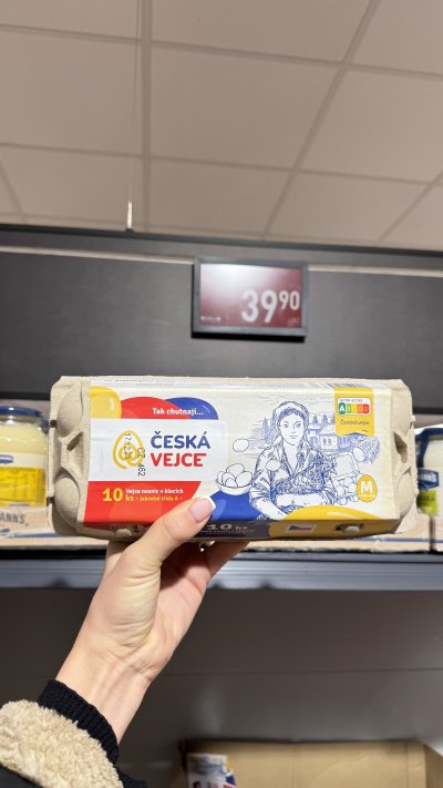Česká vejce M 10 ks za 39,90 Kč