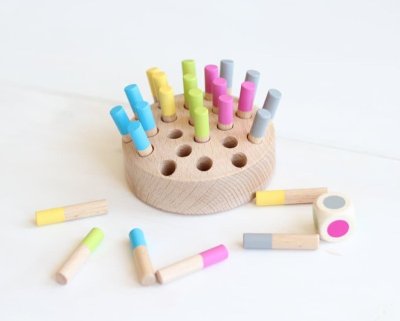 Dřevěná pomůcka Najdi barvu