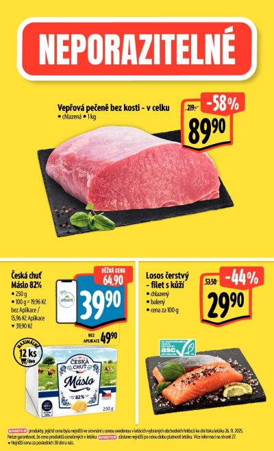 Aktuální leták Albert