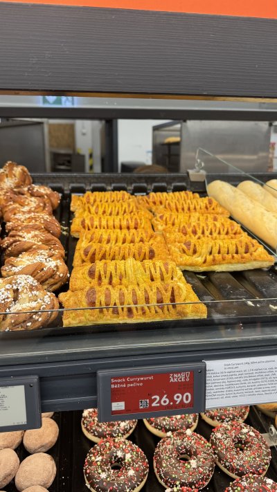 Currywurst za 26,90 Kč