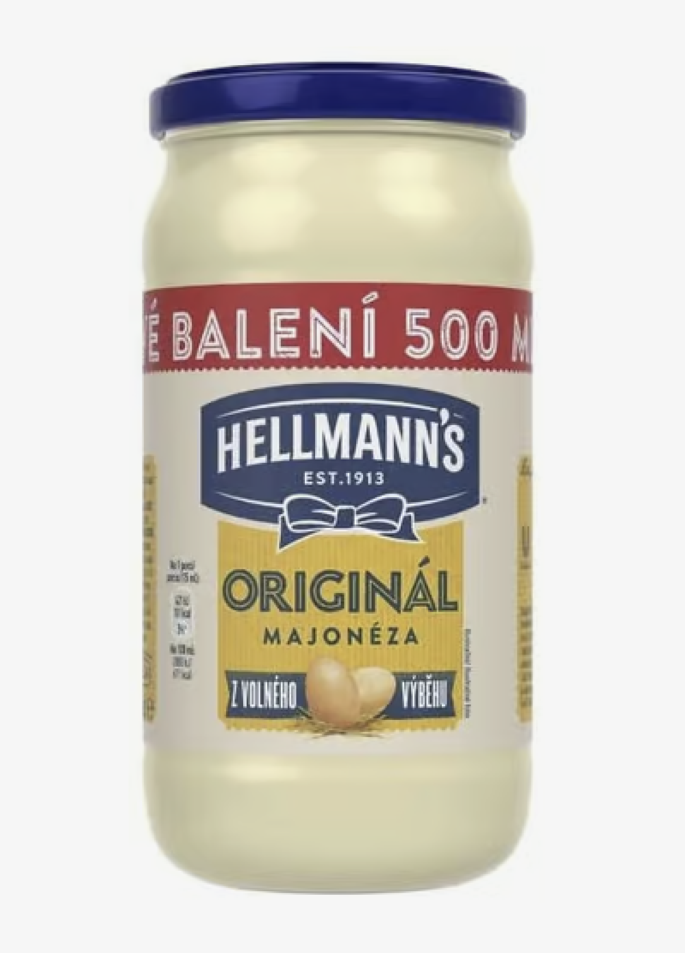 Majonéza v produktovém obalu