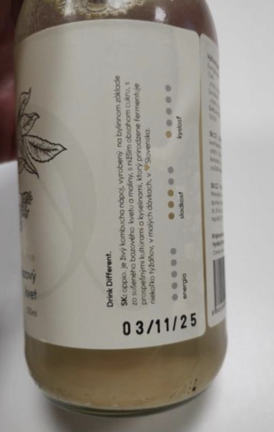 Nápoj Oppio origins bezový květ