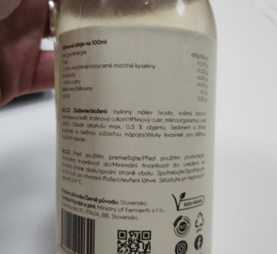 Nápoj Oppio origins bezový květ