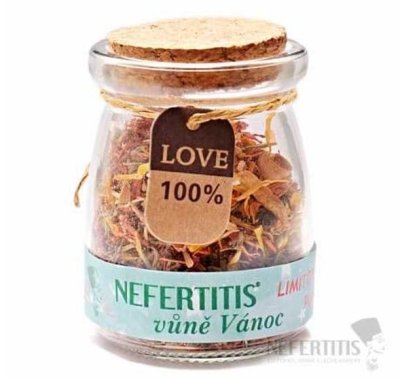 Vánoční purpura v produktovém obalu