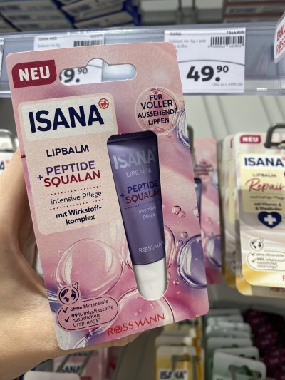 Balzám na rty v obchodě