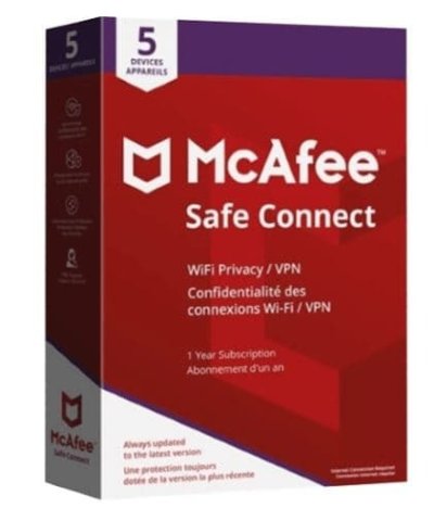 Licence McAfee Safe Connect VPN