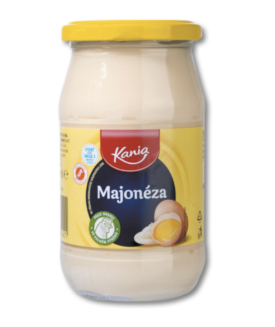 Majonéza v produktovém obalu