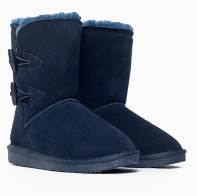 Dámská tmavě modrá zimní obuv