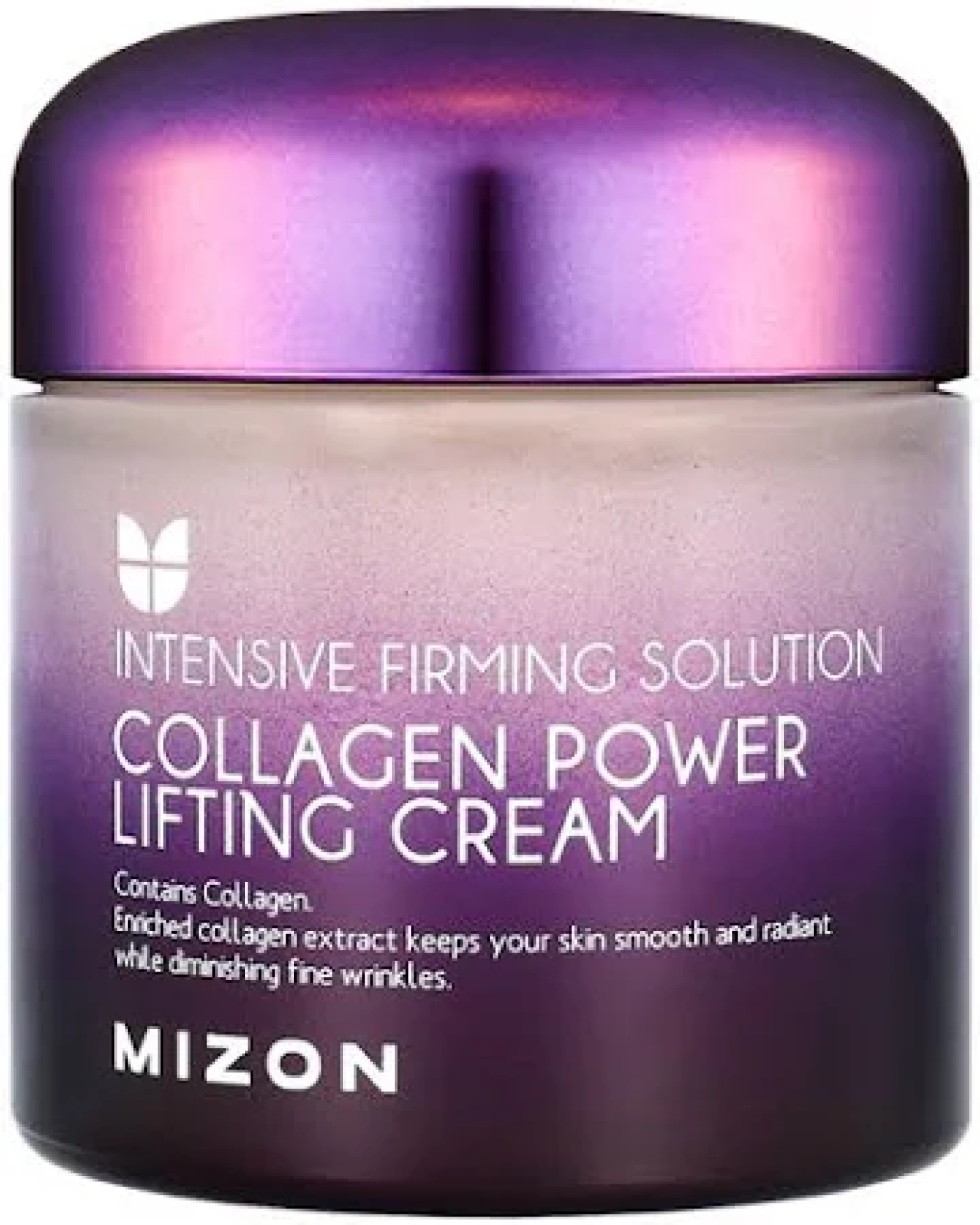 Kolagenový pleťový krém v produktovém obalu