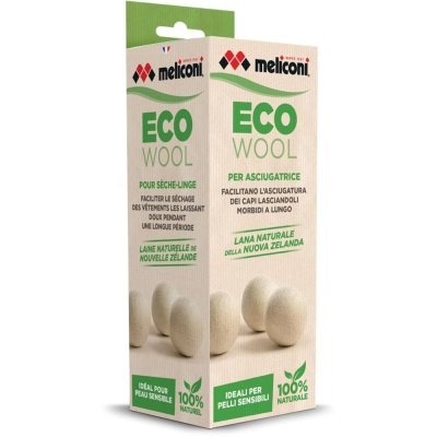 Vlněné koule do sušičky v produktovém obalu