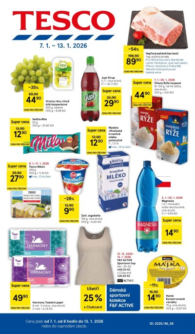 Aktuální leták Tesco
