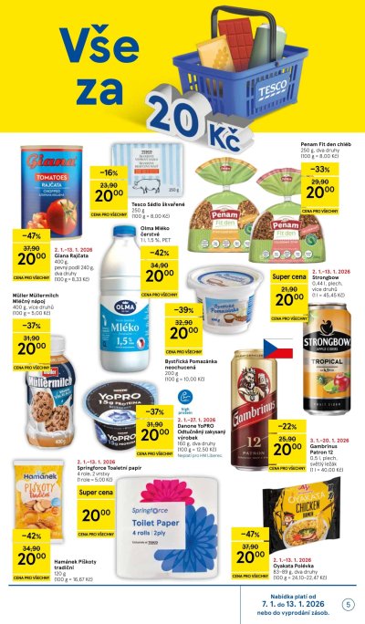 Aktuální leták Tesco