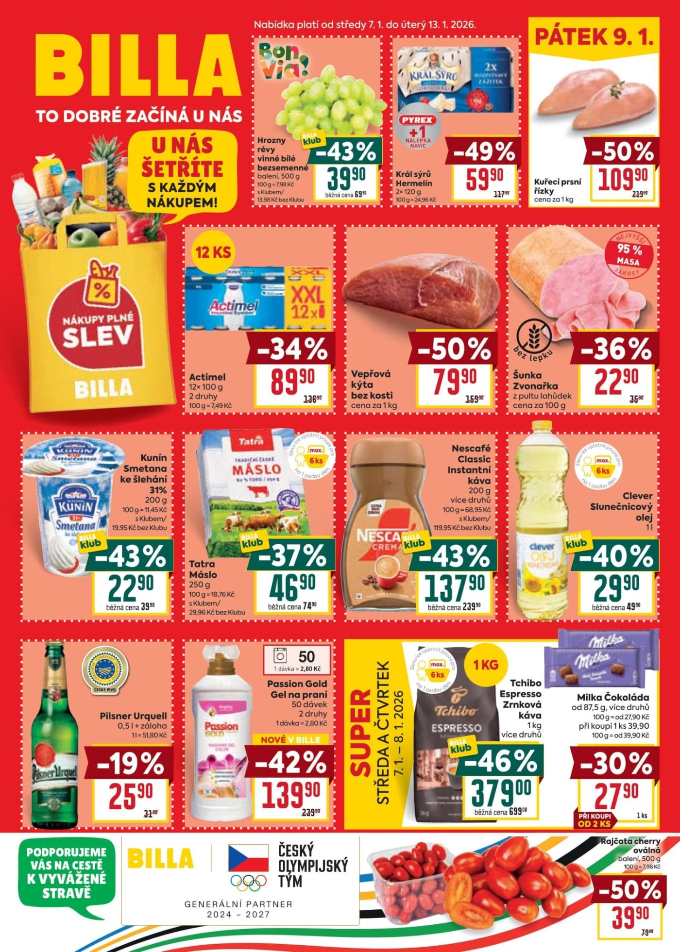Aktuální leták BILLA