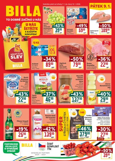 Aktuální leták BILLA