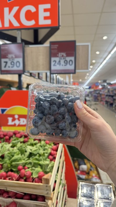 Borůvky 125 g za 24,90 Kč