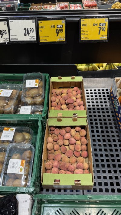 Liči 100 g za 9,99 Kč