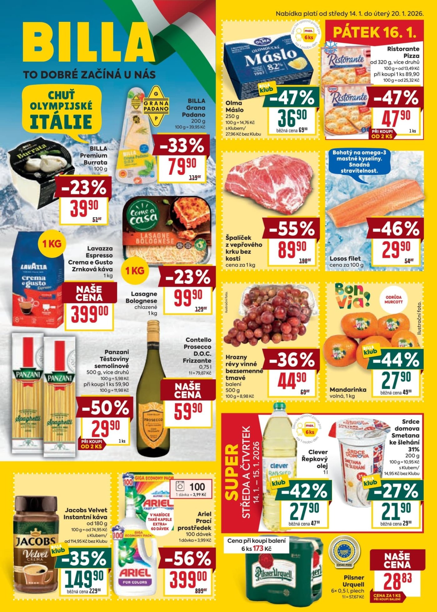 Aktuální leták BILLA