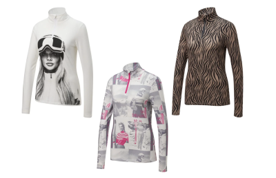 Tři dámská funkční trika