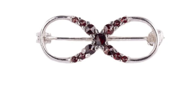 Brož ve tvaru mašle