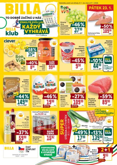 Aktuální leták BILLA