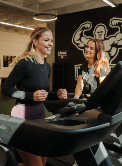 Fitness trenérka Daniela Kapustová v Legends Gym Zlín