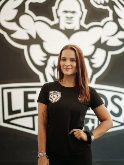 Fitness trenérka Daniela Kapustová v Legends Gym Zlín
