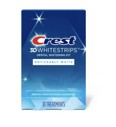 Bělicí pásky na zuby v produktovém balení