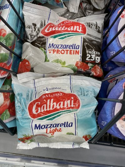 Mozzarella light a mozzarella protein