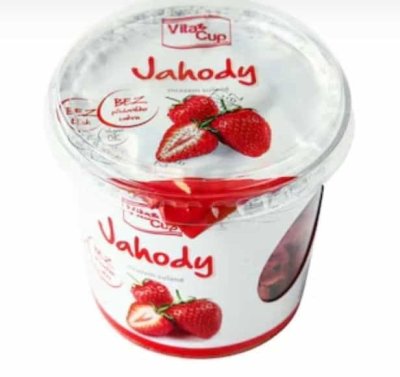 Kelímek sušených jahod