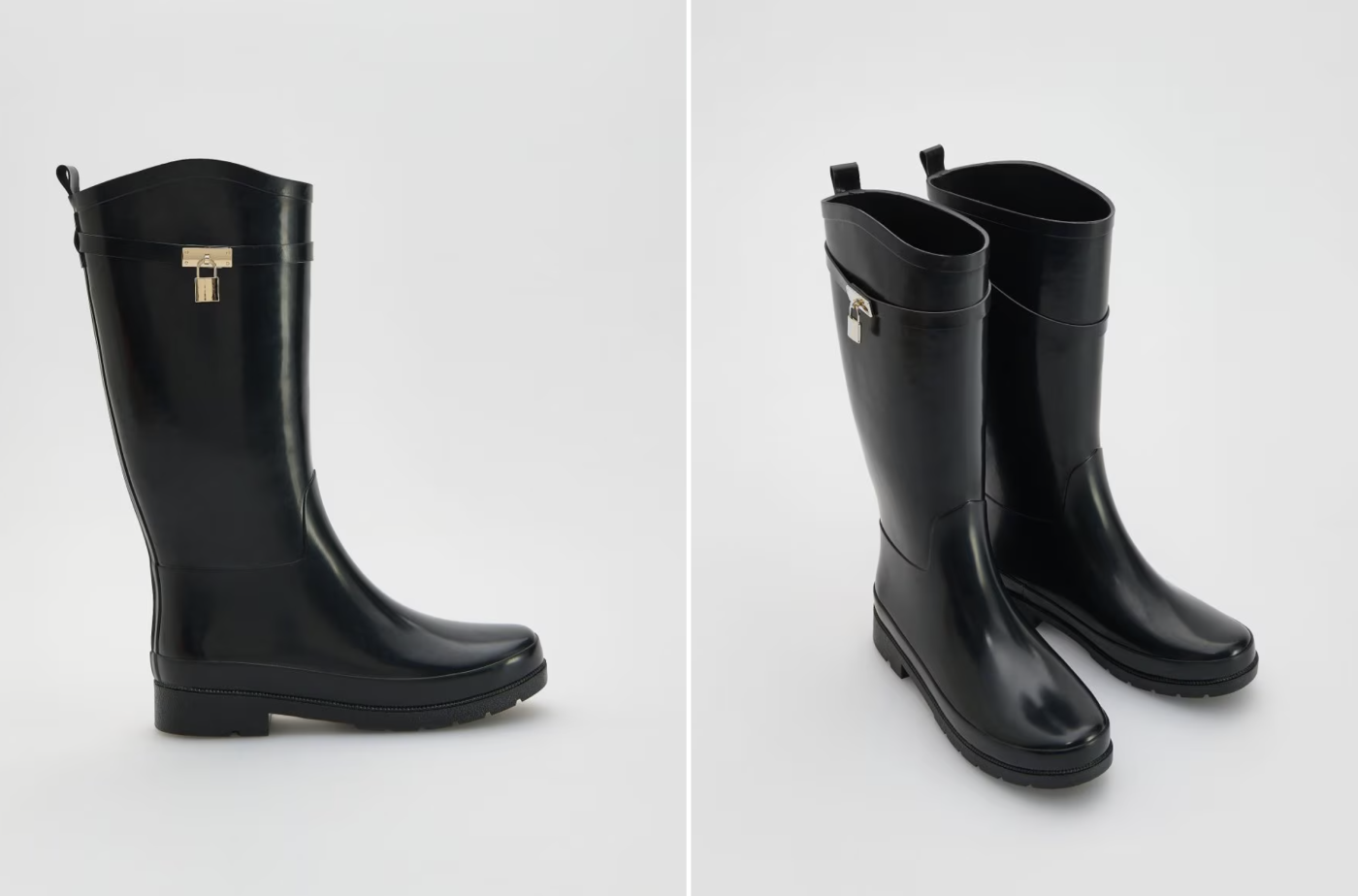 Černé dámské holínky