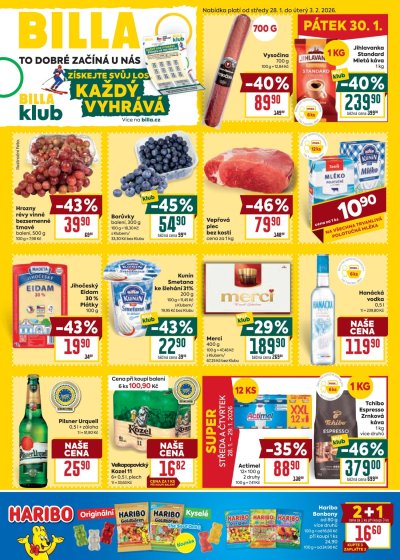 Aktuální leták BILLA