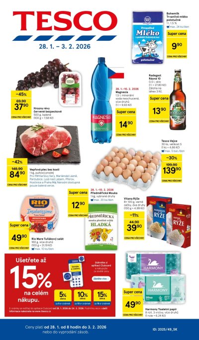 Aktuální leták Tesco