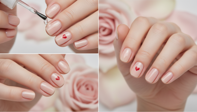 Valentýnská manikúra