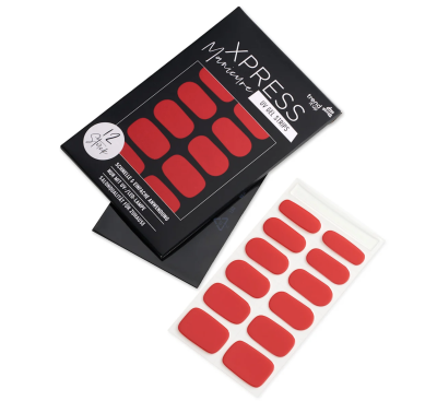 Červená fólie na nehty