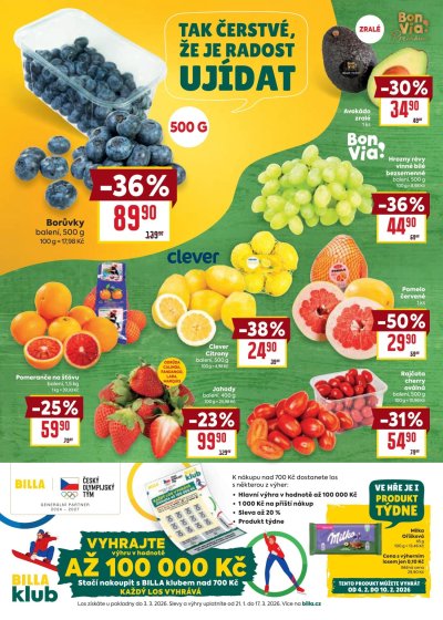 Aktuální leták BILLA