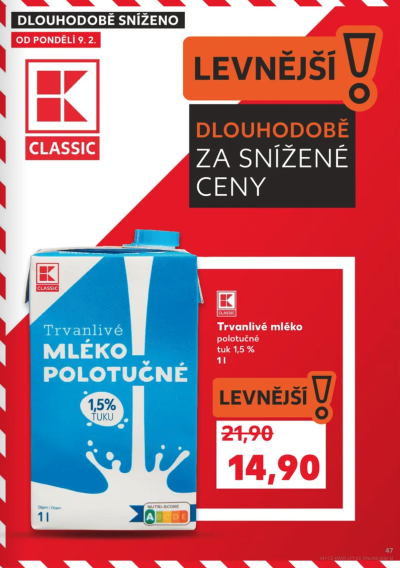 Leták řetězce Kaufland
